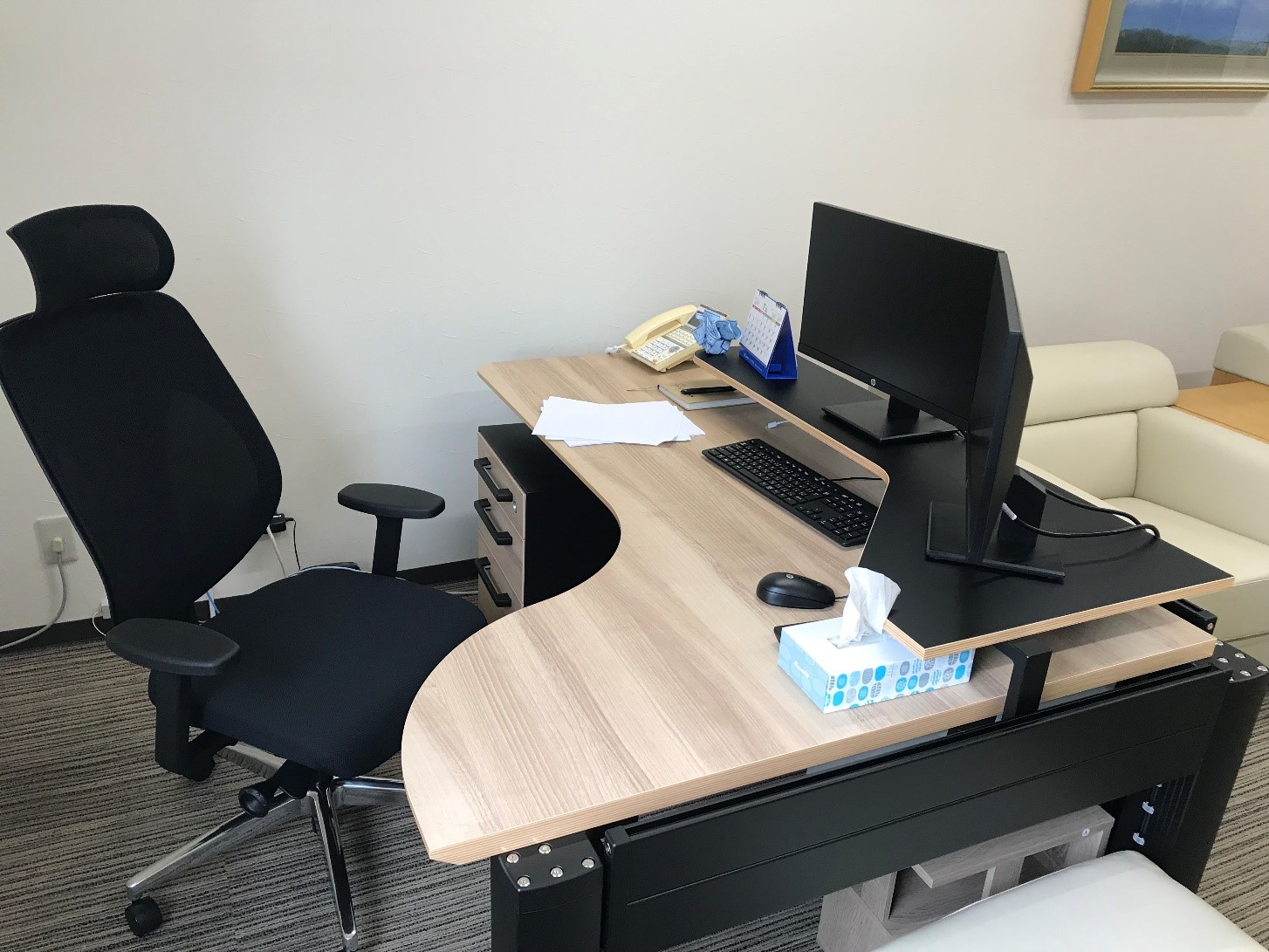M社様 役員用デスク・チェアー新設 | サンコービジネス株式会社